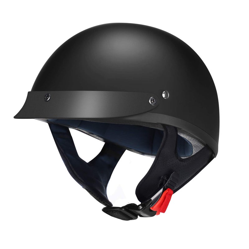 GLX M15 Half Helmet Matte Black XX-Large - Image 2